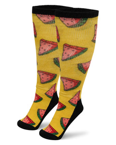 Loose Fit Diabetic Socks (Watermelons)