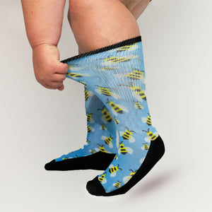 Loose Fit Diabetic Socks (Busy Bees)