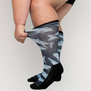 Loose Fit Diabetic Socks (Sharks)