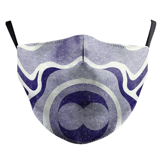 Breathable face masks with designs and patterns by Sockies
