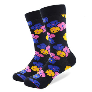 colourful happy mens business casual wedding socks