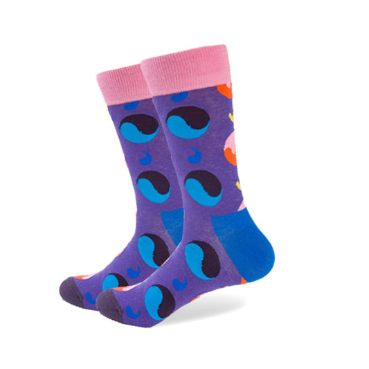 colourful happy mens business casual wedding socks sockies